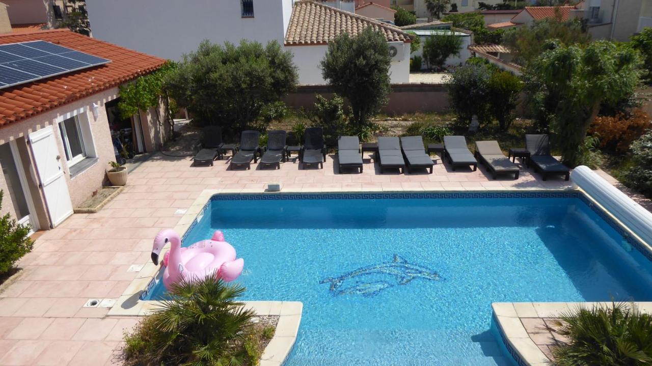 Les 2 Dauphins Apartment Le Barcares Bagian luar foto