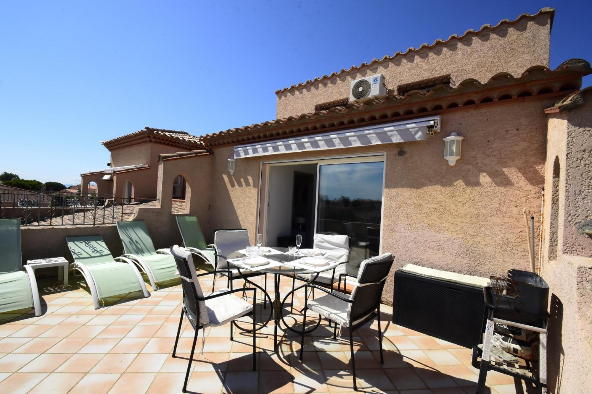 Les 2 Dauphins Apartment Le Barcares Bagian luar foto